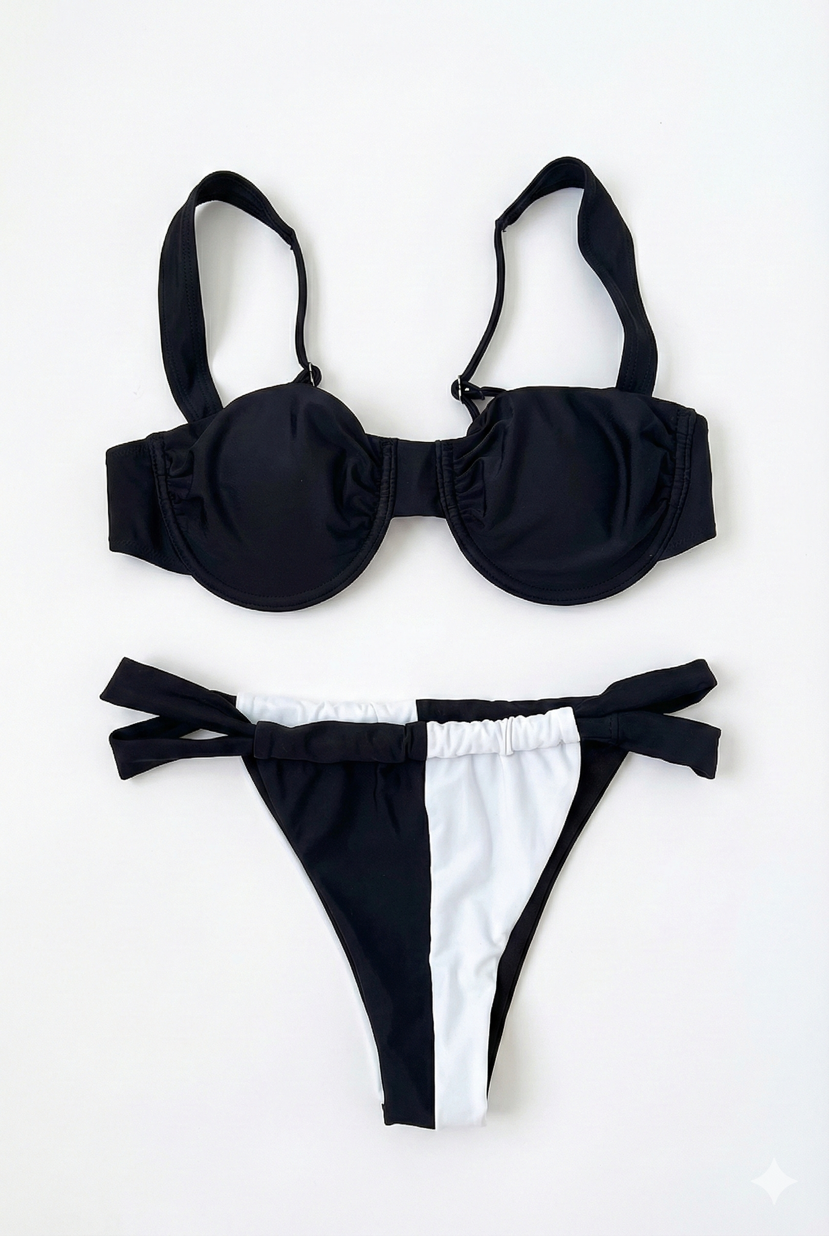 Bikini Dos Piezas estilo halter|Portofino Noir