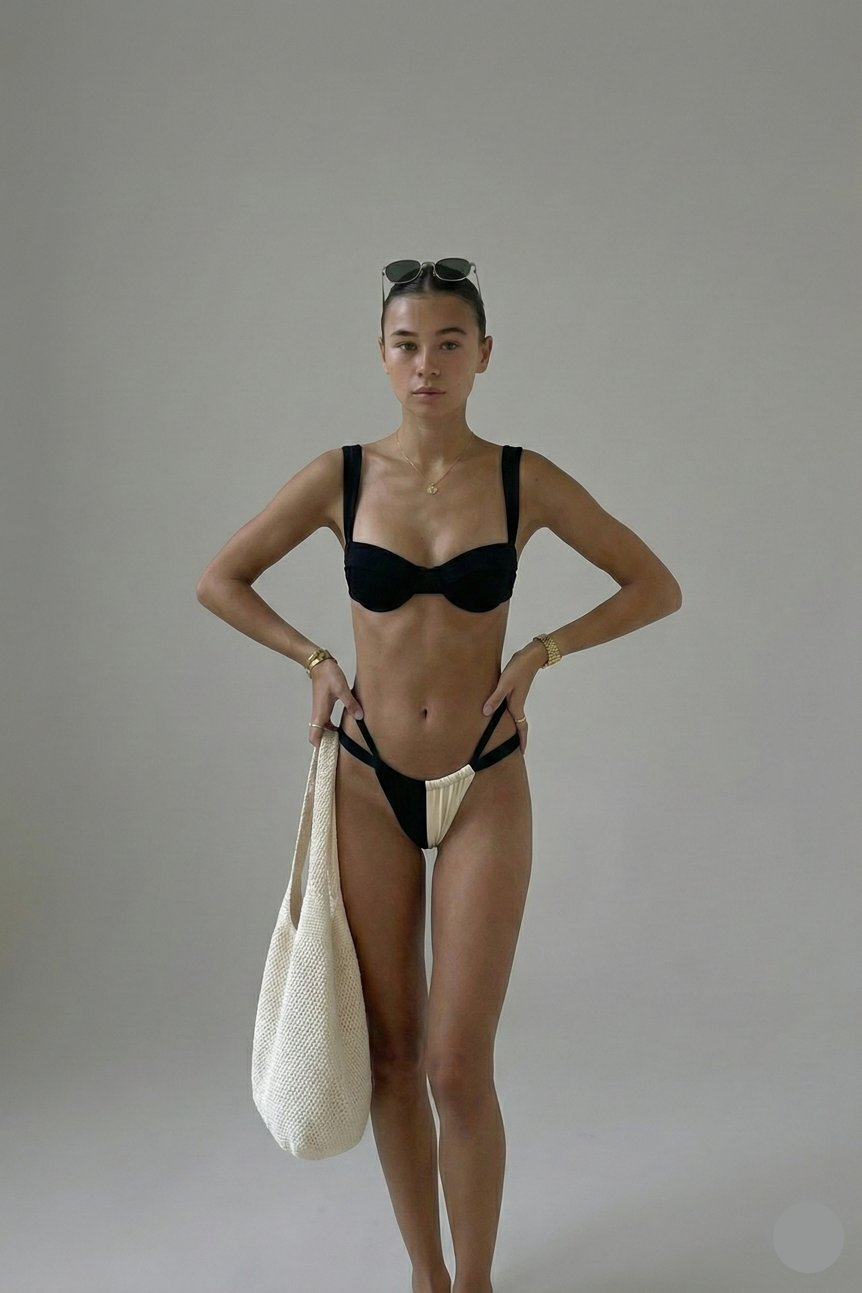 Bikini Dos Piezas estilo halter|Portofino Noir